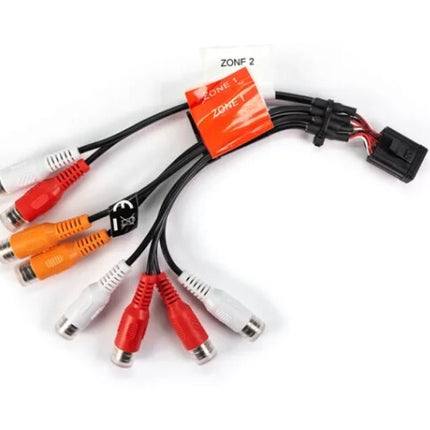 Fusion 010-12812-01 Zone 1&2 Wiring Loom RCA Marine Amplifier Connection