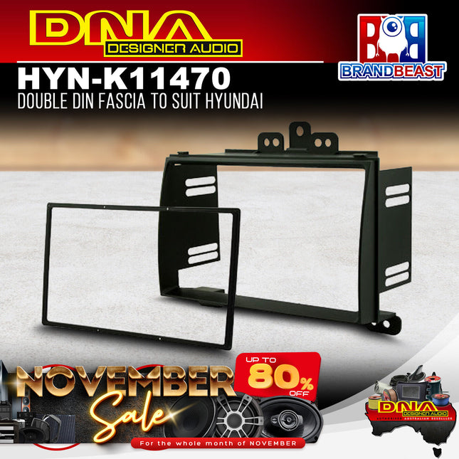 DNA HYN-K11470 Double DIN Fascia Panel to Suit Hyundai i20