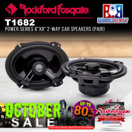 Rockford Fosgate T1682 Power 6"x8" 2-Way Full-Range Speaker