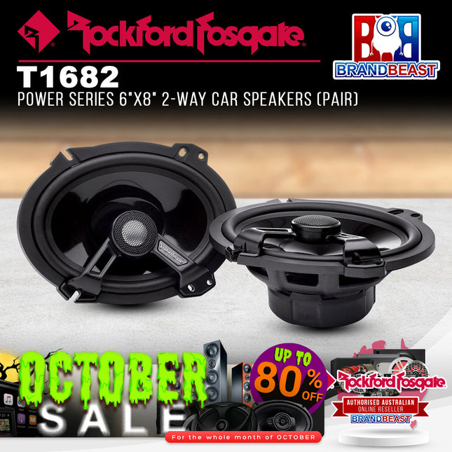 Rockford Fosgate T1682 Power 6"x8" 2-Way Full-Range Speaker