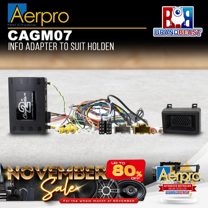Aerpro CAGM07 Info Adapter to Suit Holden