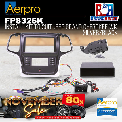 Aerpro FP8326K Jeep Grand Cherokee 2014 – WK Double DIN Install Kit