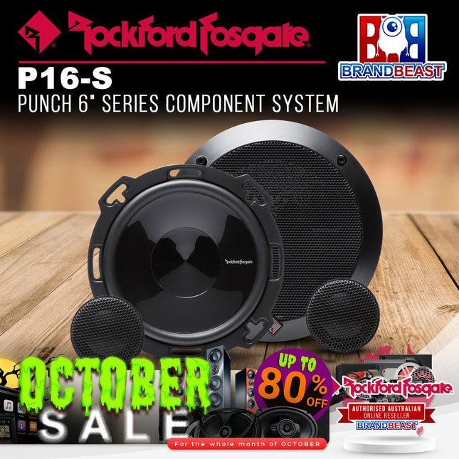 Rockford Fosgate P16-S Punch 6" Series Component System