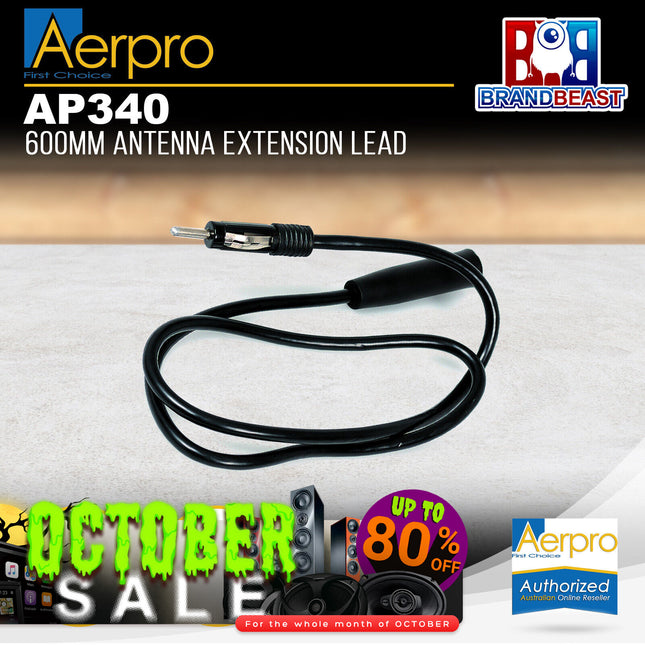 Aerpro AP340 600mm Antenna Extension Lead Cable