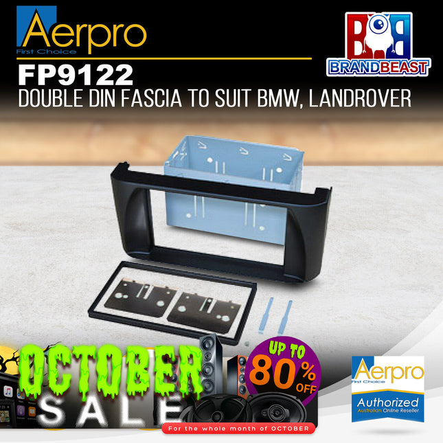 Aerpro FP9122 Double DIN Black Facia Kit Suit BMW 5 Series 1996 - 2004 E39