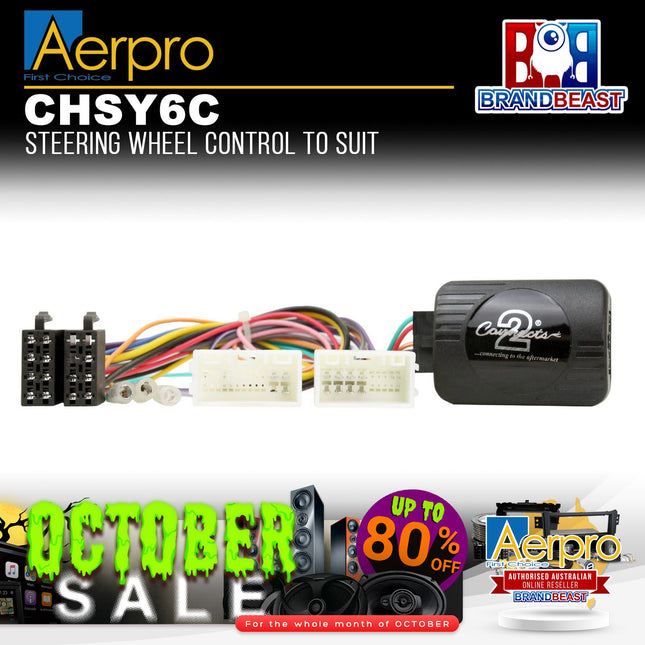 Aerpro CHSY6C Steering Wheel Control Interface to Suit Ssangyong EX, ELX, XLV