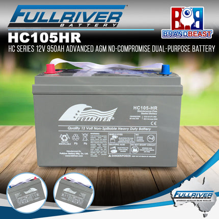 Fullriver HC105HR (GRP31 Heat Resis) 12V 950Ah Advanced AGM Dual-Purpose Battery