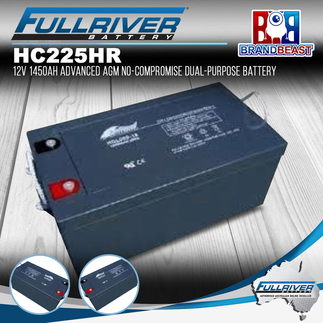 Fullriver HC225HR (N200 Heat Resis)12V 1450Ah  Advanced AGM Dual-Purpose Battery