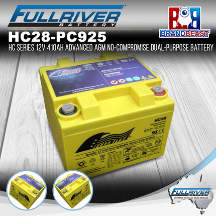 Fullriver HC28 - (PC925) HC Series 12V 28Ah Advanced AGM Dual-Purpose Battery