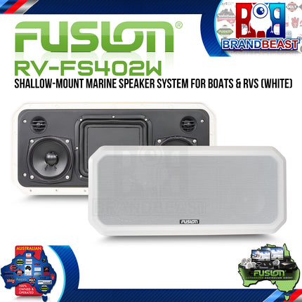 Fusion RV-FS402W Sound-Panel All-In-One Shallow Mount Speaker System