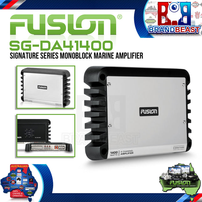 Fusion SG-DA41400 1400W 4 Channel Class D Marine Amplifier