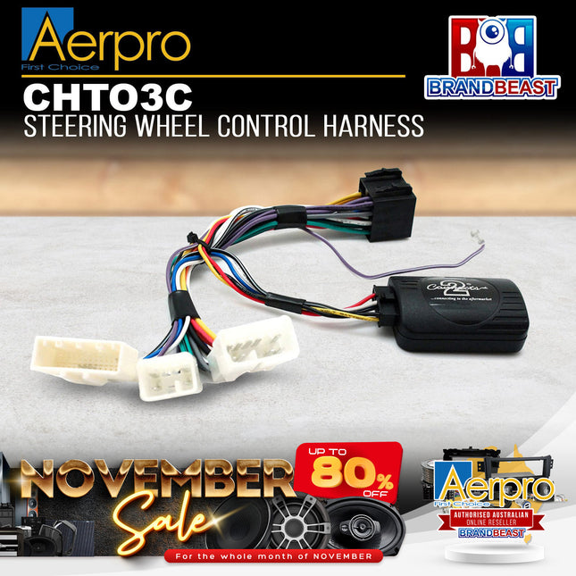 Aerpro CHTO3C Steering Wheel Control Interface Suit Toyota Various Models