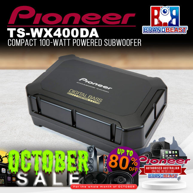 Pioneer TS-WX400DA 250W Space Saving Active Sealed Subwoofer
