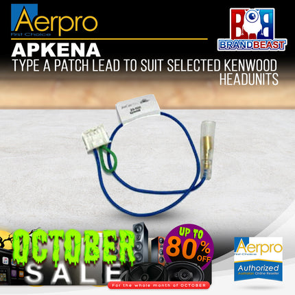 Aerpro APKENA Type A Patch Lead to Suit Selected Kenwood Headunits