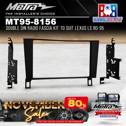 Metra MT95-8156 Double DIN Radio Fascia Kit To Suit Lexus LS 90-95