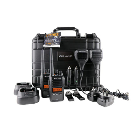 Midland G18-2TP 5W UHF Analogue Portable Radio - Twin Tradie Pack