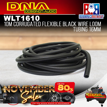 DNA WLT1610 16mm x 10M Split Corrugated Loom Tube