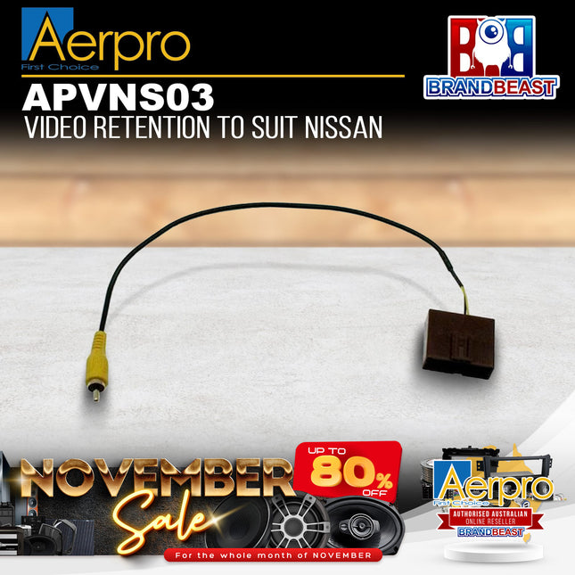 Aerpro APVNS03 Video Retention Harness to Suit Nissan Skyline