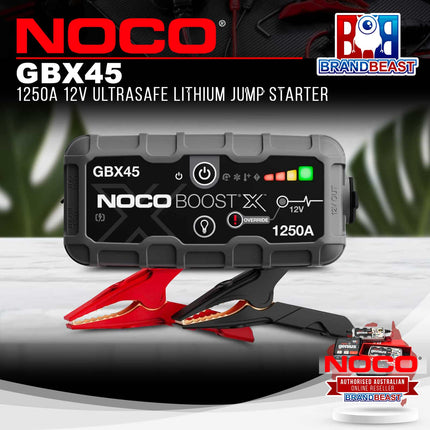 NOCO GBX45 1250A 12V UltraSafe Lithium Jump Starter