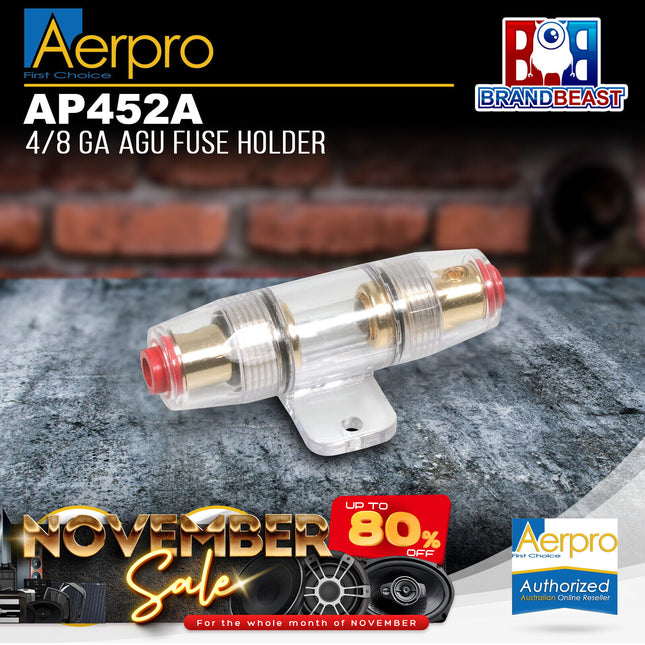 Aerpro AP452A 4/8 Gauge AGU Fuse Holder