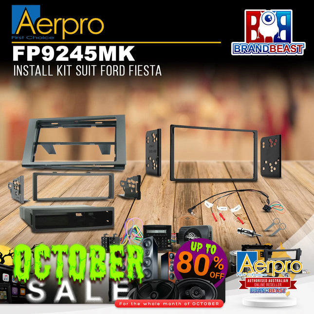 Aerpro FP9245MK Single/Double DIN Install Kit Suit Ford Fiesta/Focus 2005 - 2008