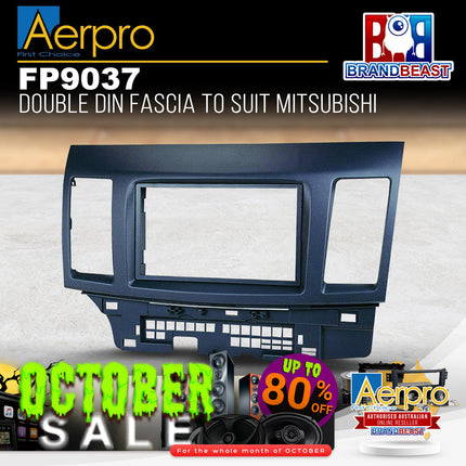 Aerpro FP9037 Double DIN Facia Kit Suit Mitsubishi Lancer CJ 2007 - 2013