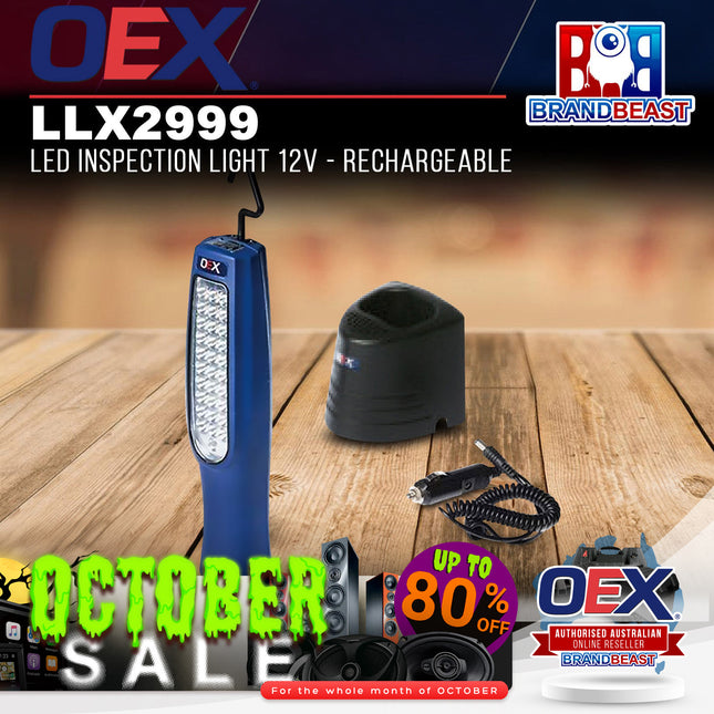 OEX LLX2999 LED Inspection Light 12V Rechargeable