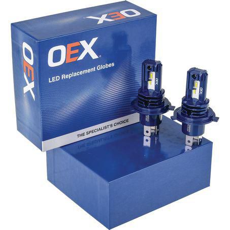 OEX GLX08H7V2 H7 LED Headlight Bulb 12/24V V2 3600Lm 6000K (Pair)