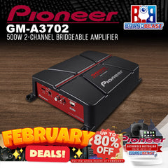 Pioneer GM-A3702 500W 2-Channel Bridgeable Amplifier