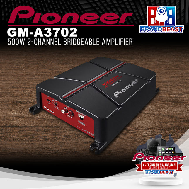 Pioneer GM-A3702 500W 2-Channel Bridgeable Amplifier