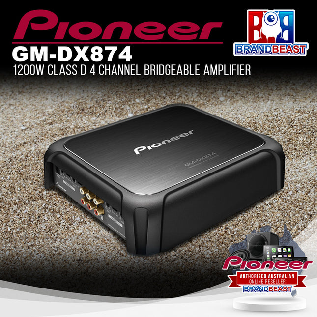 Pioneer GM-DX874 Class D 4-Channel Bridgeable Amplifier
