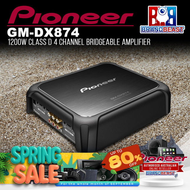 Pioneer GM-DX874 Class D 4-Channel Bridgeable Amplifier