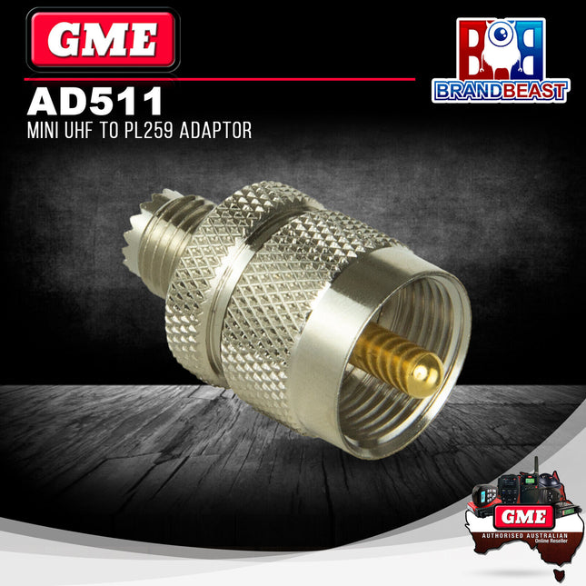 GME AD511 Mini UHF To PL259 Adaptor