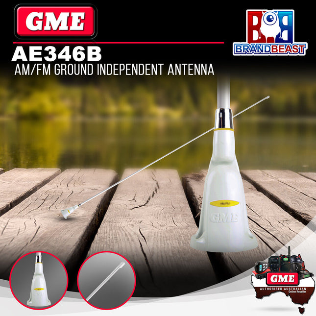 GME AE346B 1800mm AM/FM Ground Independent Antenna