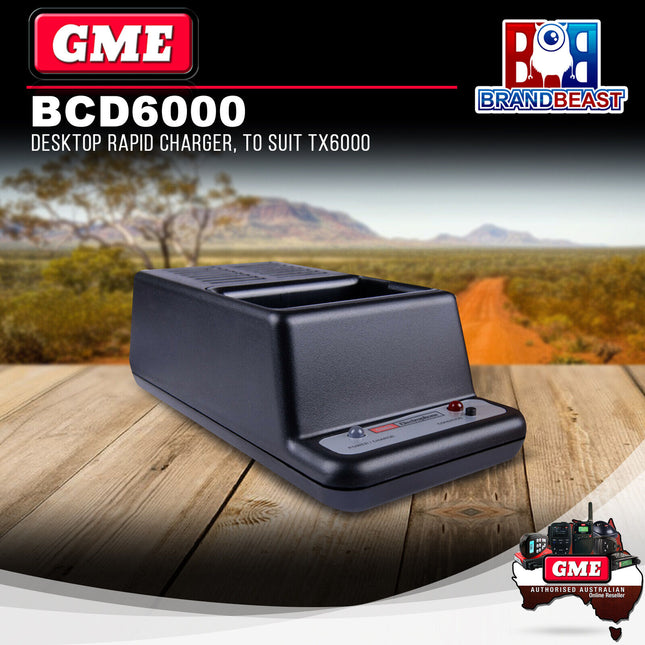 GME BCD6000 Desktop Rapid Charger to Suit TX6000