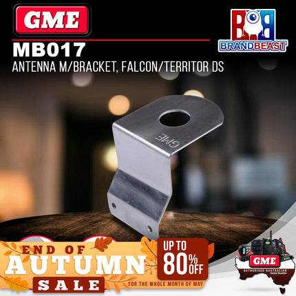 GME MB017 1.5mm Antenna Mounting Bracket - Stainless Steel