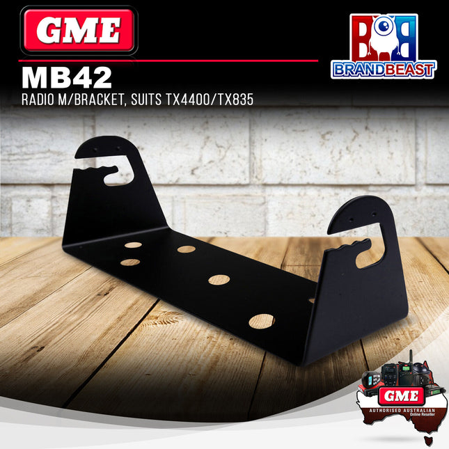 GME MB42 Radio Mounting Bracket Suits TX4400/TX835