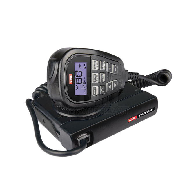 GME TX3350 5 Watt Super Compact UHF CB Radio - LCD Speaker Mic