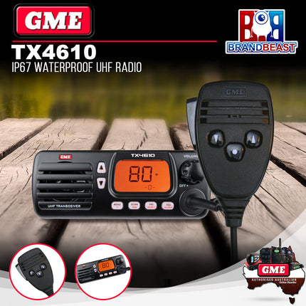 GME TX4610 5 Watt IP67 UHF CB Radio