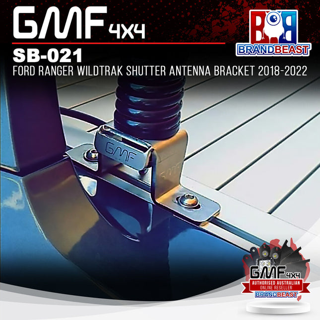 GMF4X4 SB-021 Ford Ranger Wildtrak Shutter Antenna Bracket