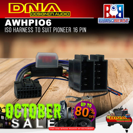 DNA AWHPIO6 ISO Harness to Suit Pioneer 16 Pin