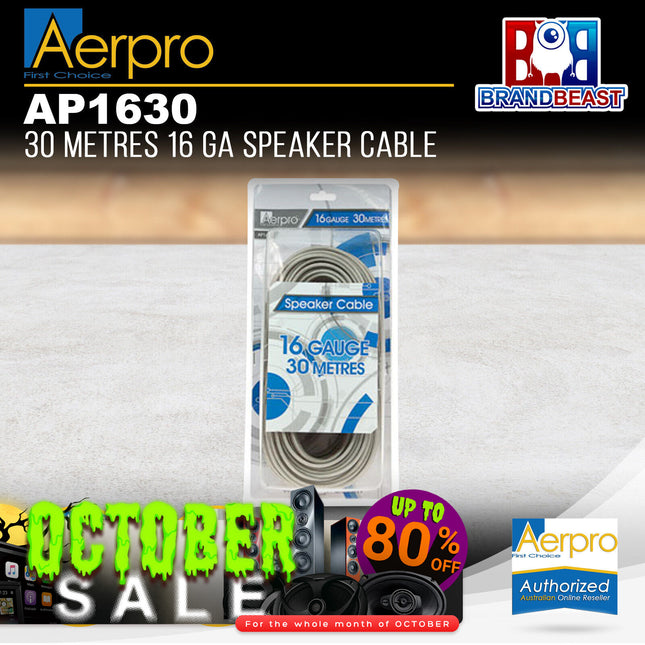 Aerpro AP1630 30m 16 Gauge Speaker Cable