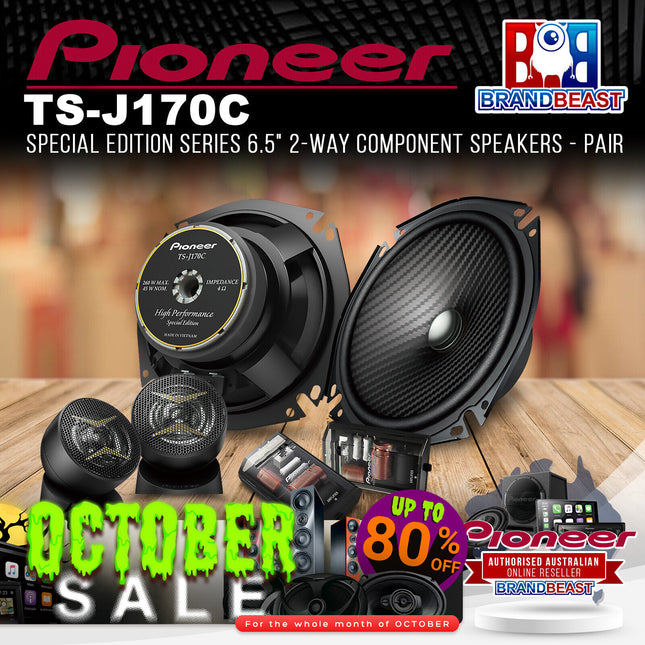Pioneer TS-J170C Special Edition Series 6.5" 17cm 2-Way Component Speaker - Pair
