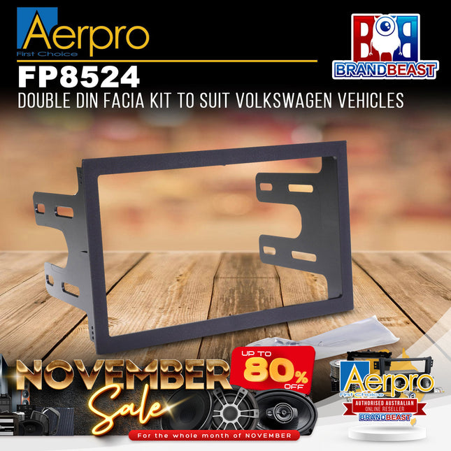 Aerpro FP8524 Double DIN Facia Kit To Suit Volkswagen Vehicles - Various Models