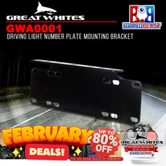 Great Whites GWA0001 Driving Light Number Plate Mounting Bracket