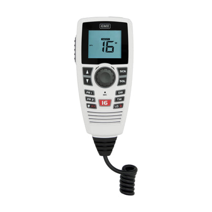 GME GX750W Black Box VHF Marine Radio - White