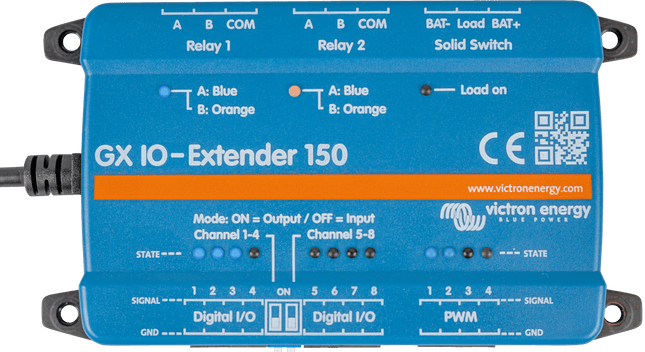 Victron Energy BPP900800150 GX IO-Extender 150 8 Digital I/Os USB Expansion