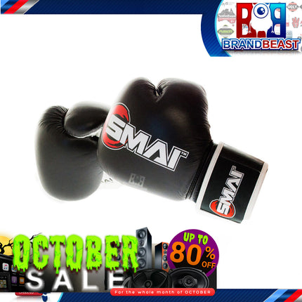 New Smai Pro Series 10oz Boxing Gloves Real Leather Traning Bag Sparing Fitness