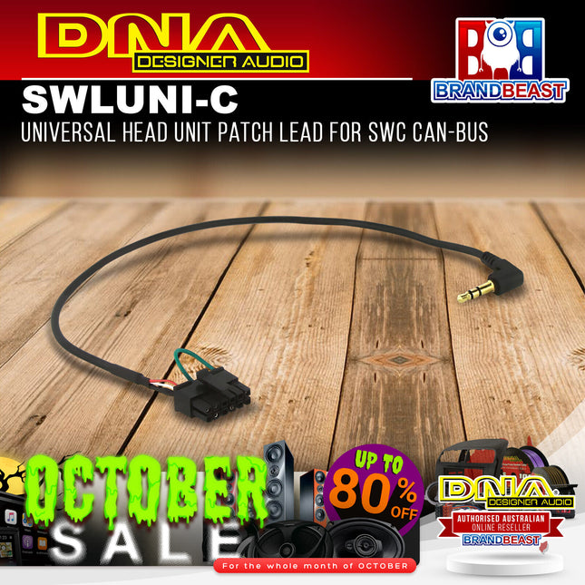 DNA SWLUNI-C Universal Head Unit Patch Lead For SWC CAN-BUS