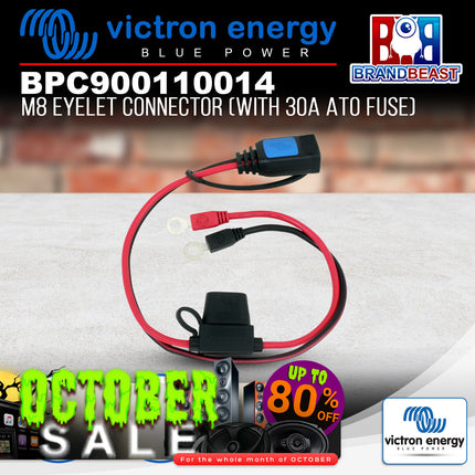 Victron Energy BPC900110014 Blue Smart Charger M8 Eyelet Connector with 30A ATO
